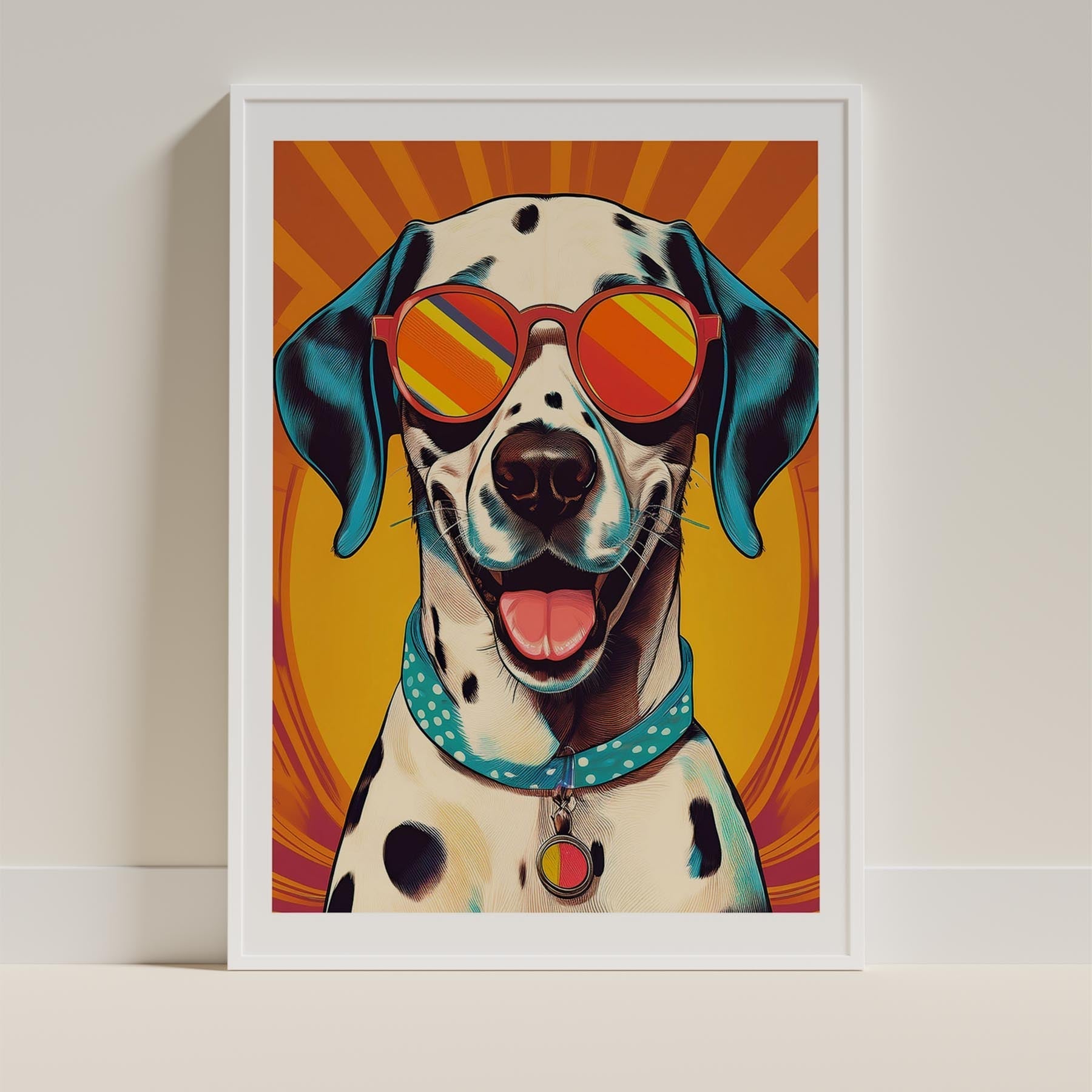 Dalmation Dog In Colourful Sunnies 7 image 10