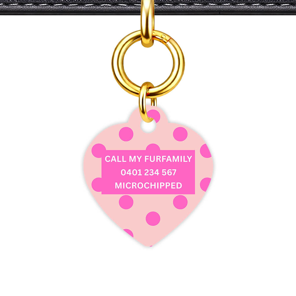 Pinks Polks Classic Pet ID Tag (Dog Tag & Cat Tag)