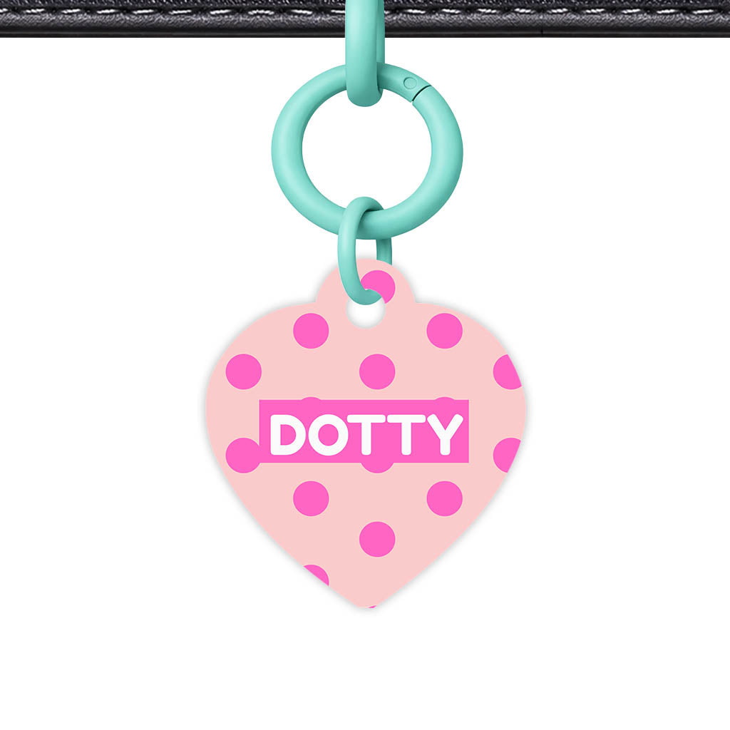 Pinks Polks QR Smart Pet Id Tag Tag (Dog Tag & Cat Tag)