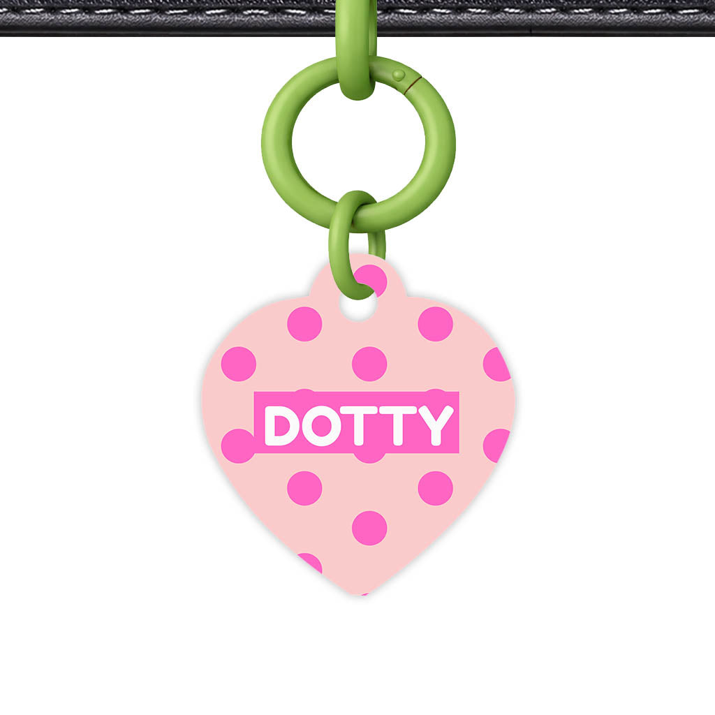 Pinks Polks QR Smart Pet Id Tag Tag (Dog Tag & Cat Tag)