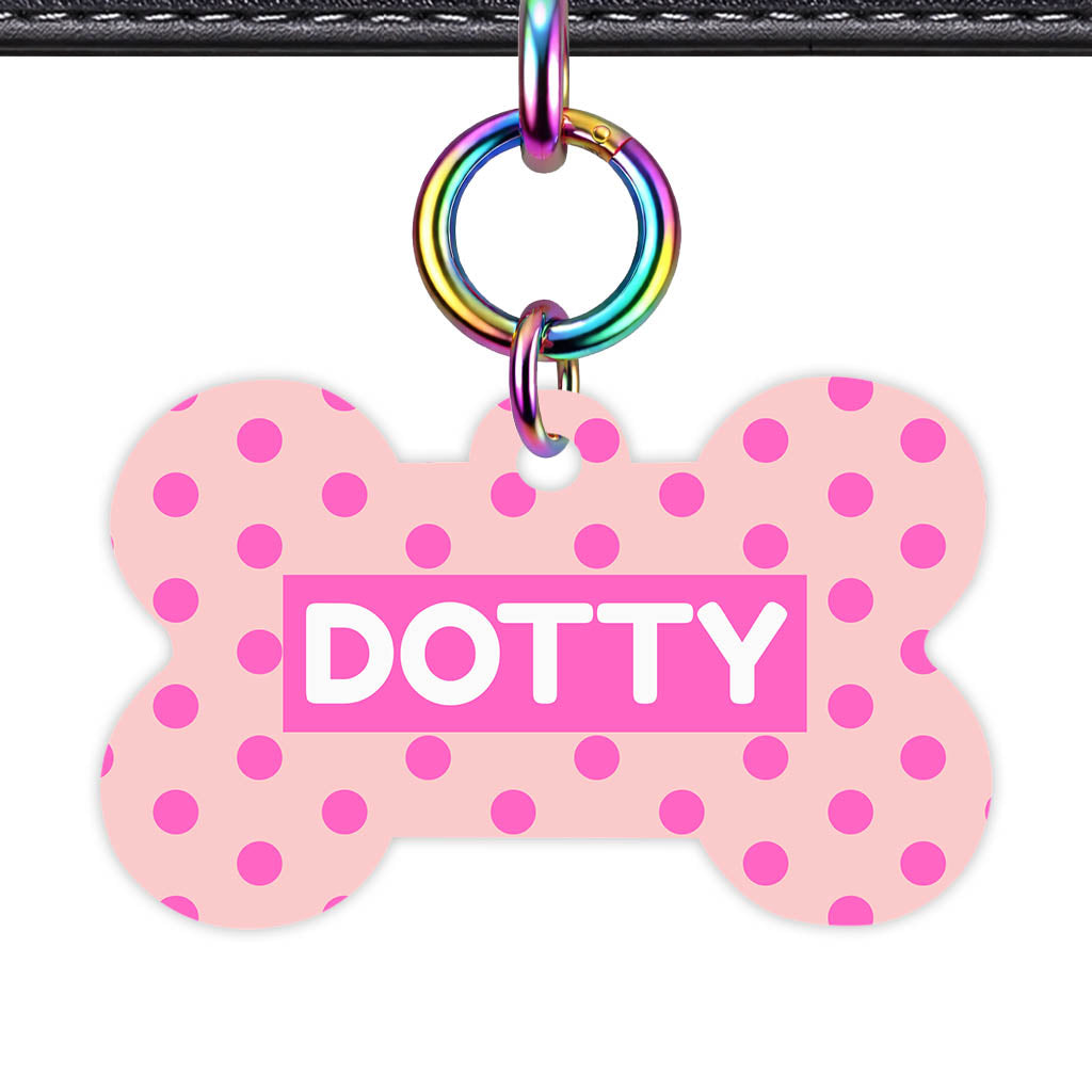 Pinks Polks Classic Pet ID Tag (Dog Tag & Cat Tag)