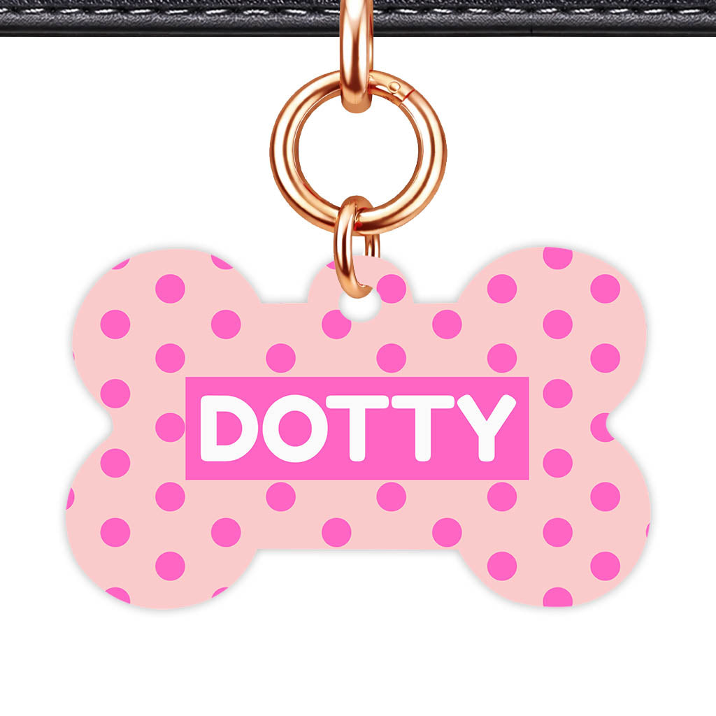 Pinks Polks Classic Pet ID Tag (Dog Tag & Cat Tag)