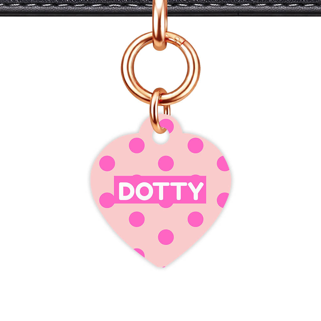 Pinks Polks QR Smart Pet Id Tag Tag (Dog Tag & Cat Tag)