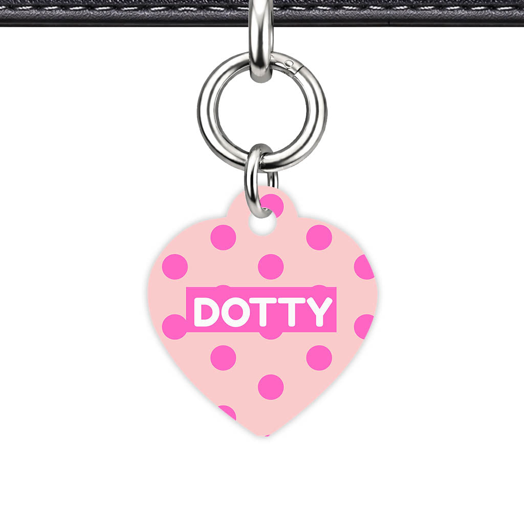 Pinks Polks QR Smart Pet Id Tag Tag (Dog Tag & Cat Tag)
