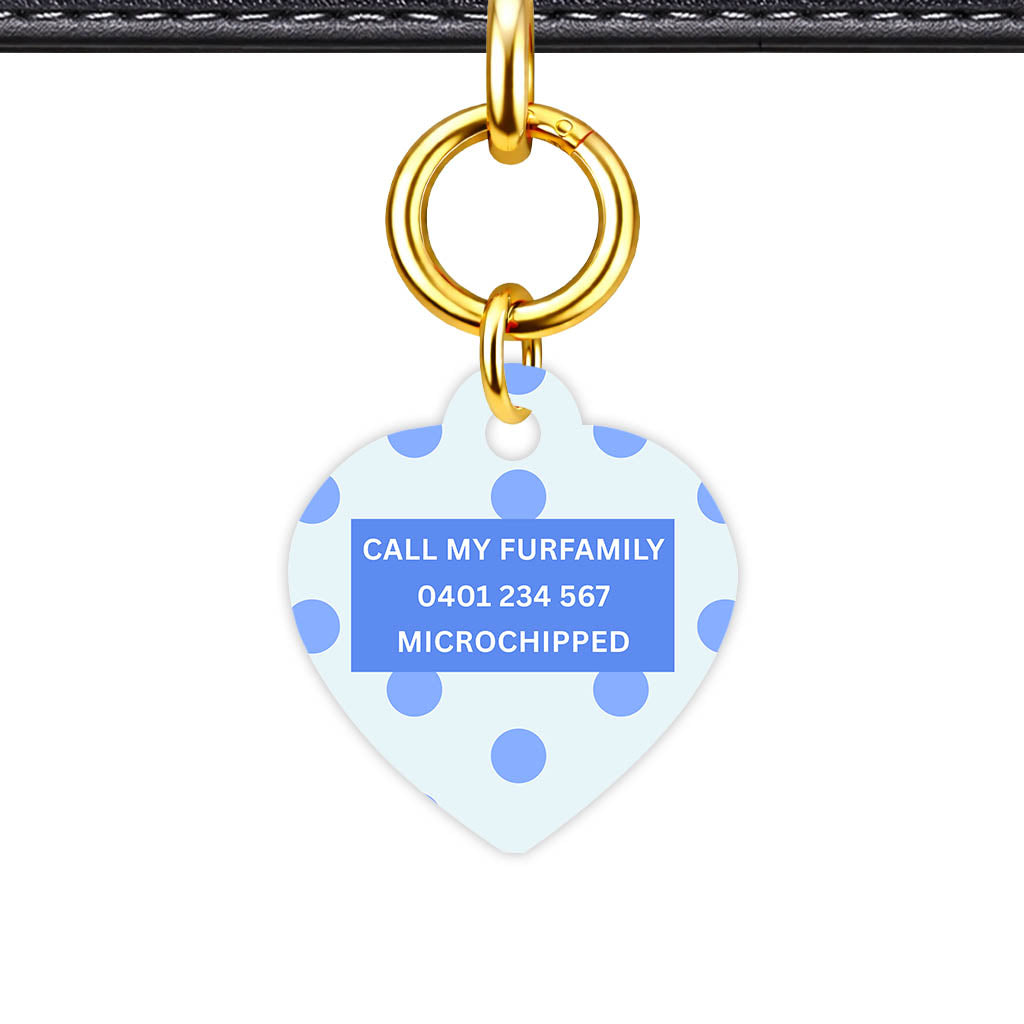Blues Polka Classic Pet ID Tag (Dog Tag & Cat Tag)