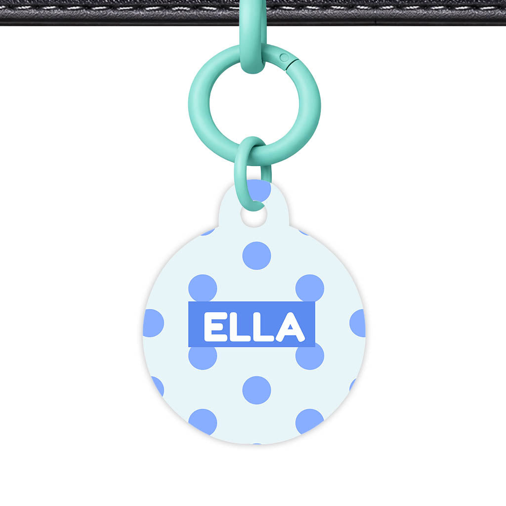 Blues Polka Classic Pet ID Tag (Dog Tag & Cat Tag)