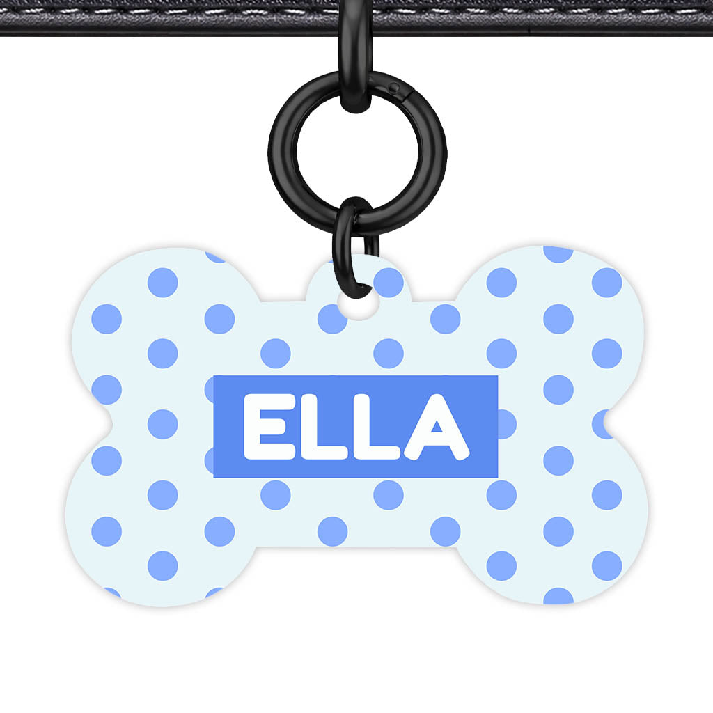 Blues Polka Classic Pet ID Tag (Dog Tag & Cat Tag)