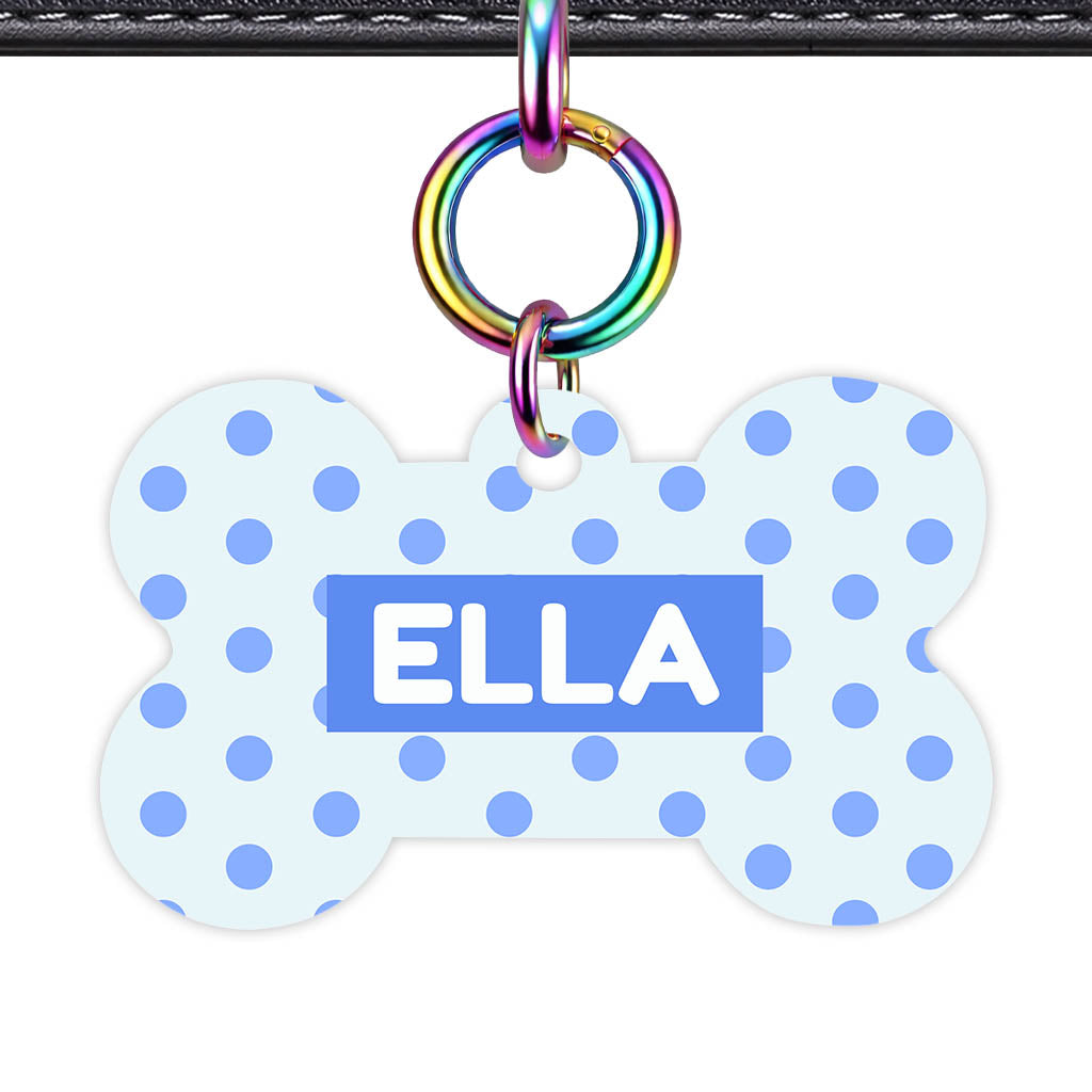 Blues Polka Classic Pet ID Tag (Dog Tag & Cat Tag)