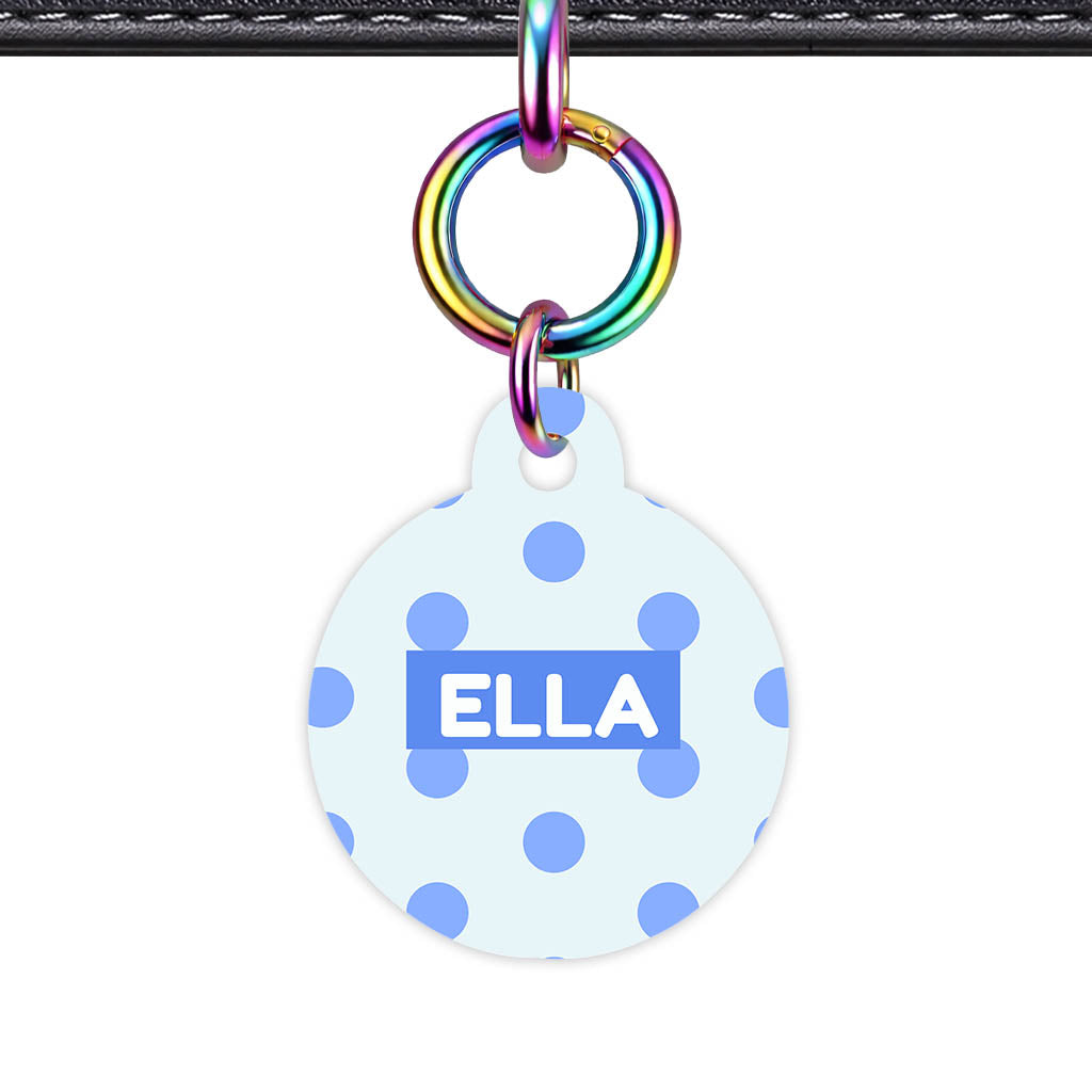 Blues Polka Classic Pet ID Tag (Dog Tag & Cat Tag)
