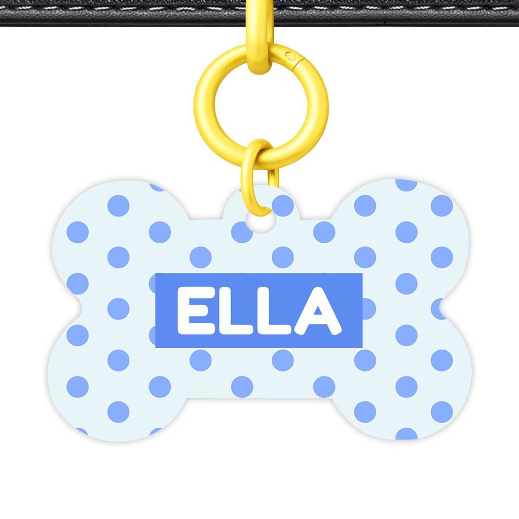 Blues Polka Classic Pet ID Tag (Dog Tag & Cat Tag)