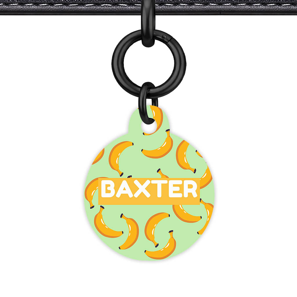 Banana Craze QR Smart Pet Id Tag Tag (Dog Tag & Cat Tag)