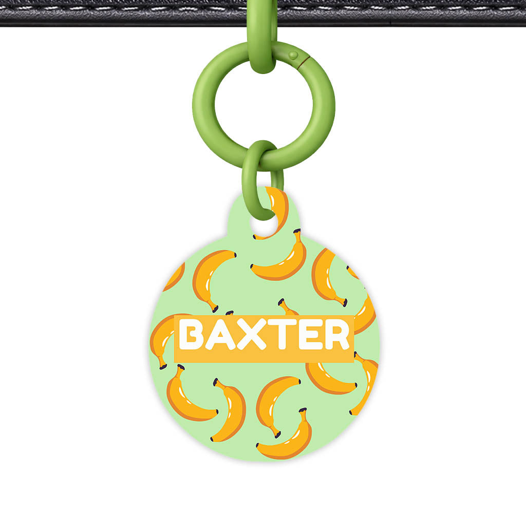 Banana Craze QR Smart Pet Id Tag Tag (Dog Tag & Cat Tag)