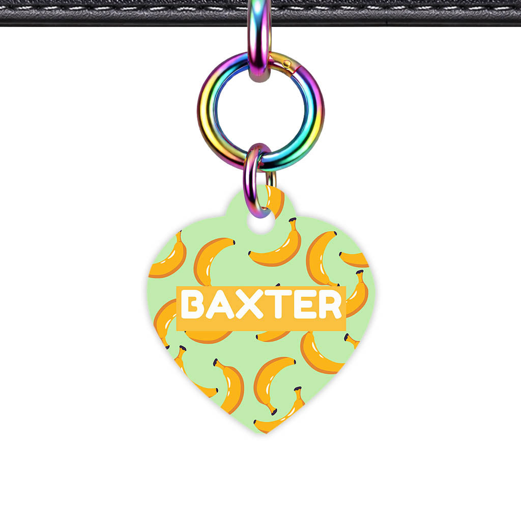 Banana Craze QR Smart Pet Id Tag Tag (Dog Tag & Cat Tag)