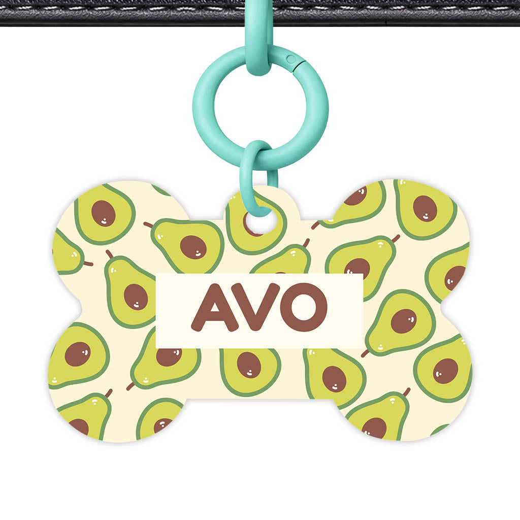 Avocado Heaven QR Smart Pet Id Tag Tag (Dog Tag & Cat Tag)
