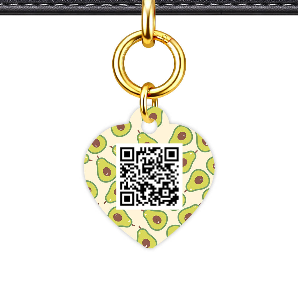 Avocado Heaven QR Smart Pet Id Tag Tag (Dog Tag & Cat Tag)
