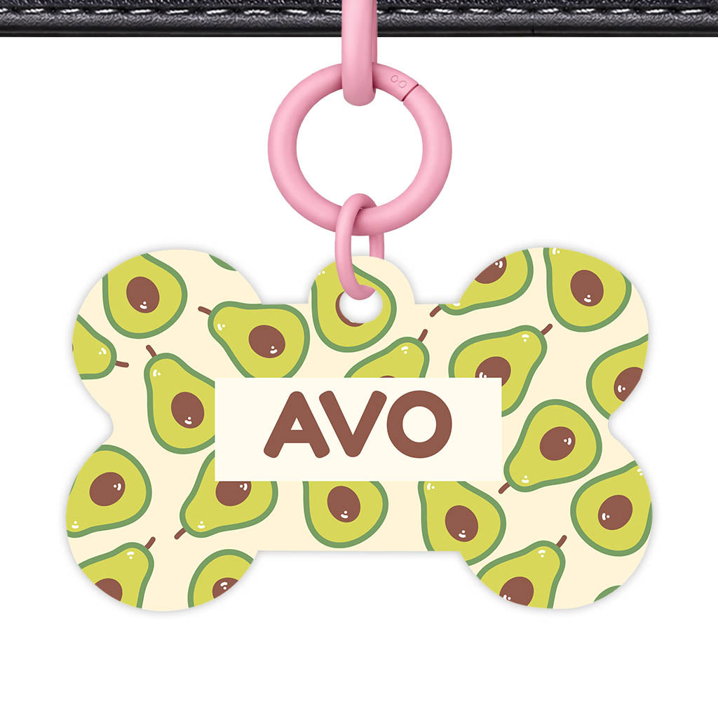 Avocado Heaven QR Smart Pet Id Tag Tag (Dog Tag & Cat Tag)