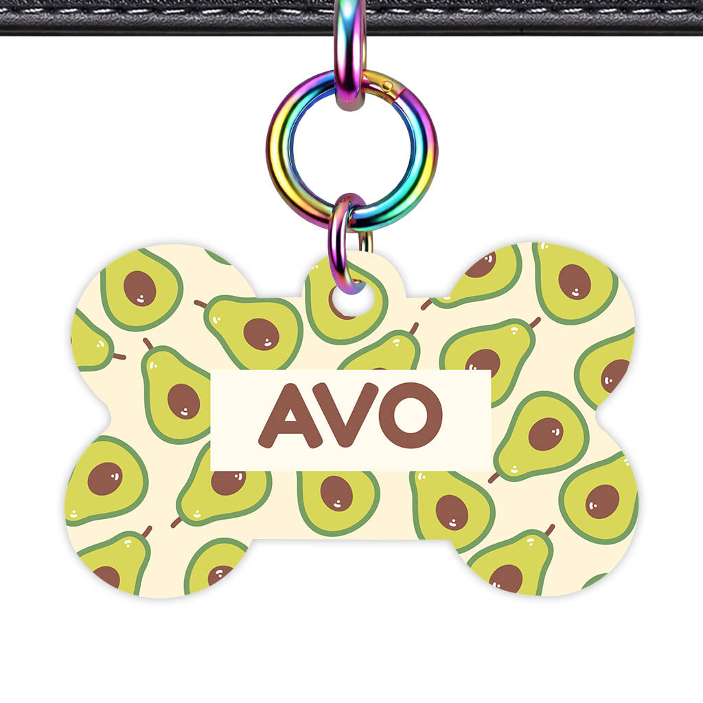 Avocado Heaven QR Smart Pet Id Tag Tag (Dog Tag & Cat Tag)