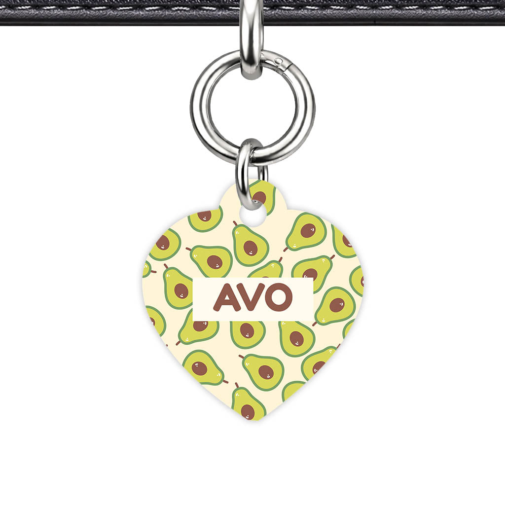 Avocado Heaven QR Smart Pet Id Tag Tag (Dog Tag & Cat Tag)