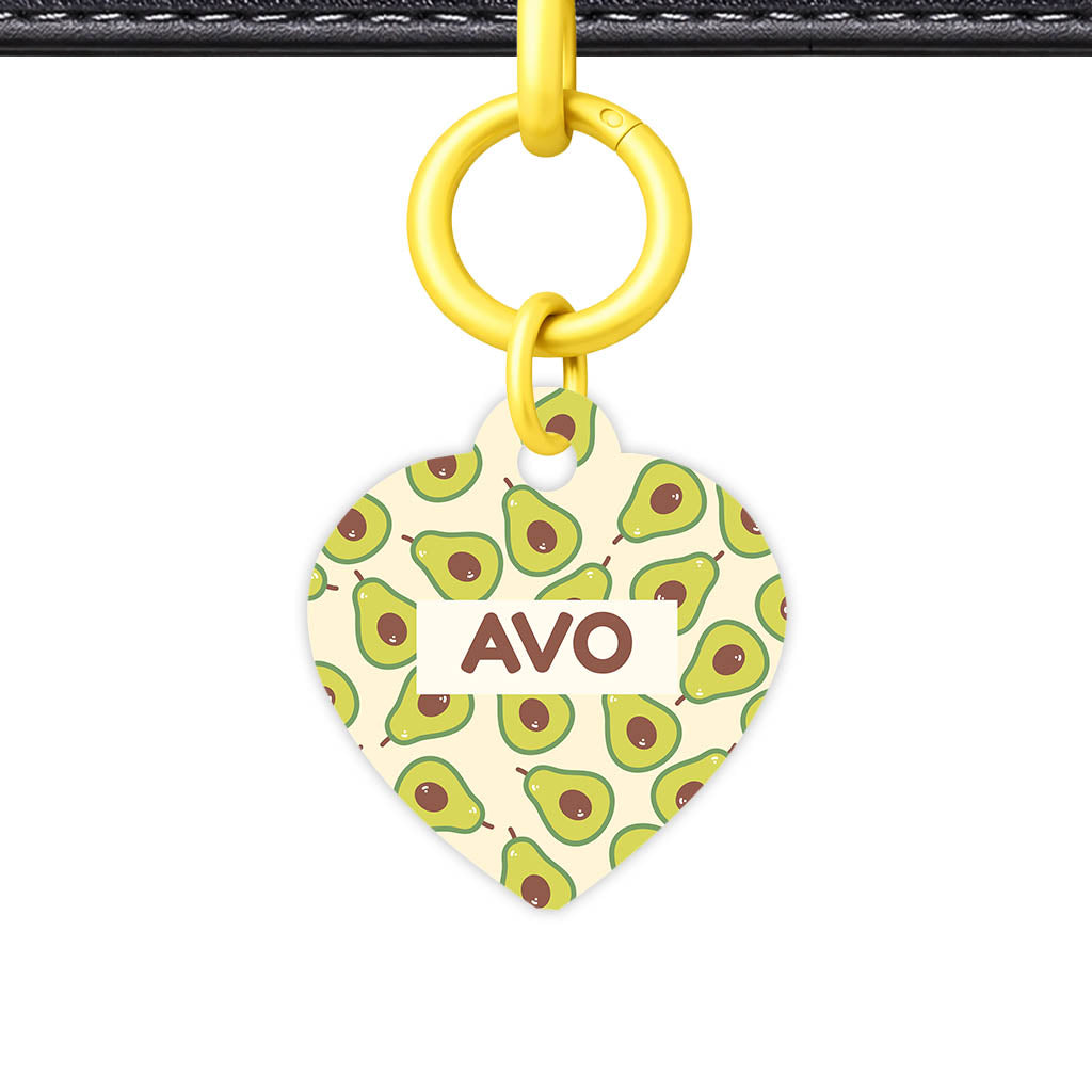 Avocado Heaven QR Smart Pet Id Tag Tag (Dog Tag & Cat Tag)