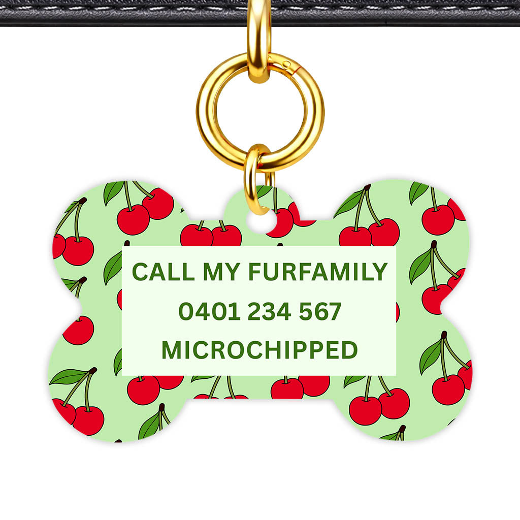 Cherry Bloom Classic Pet ID Tag (Dog Tag & Cat Tag)