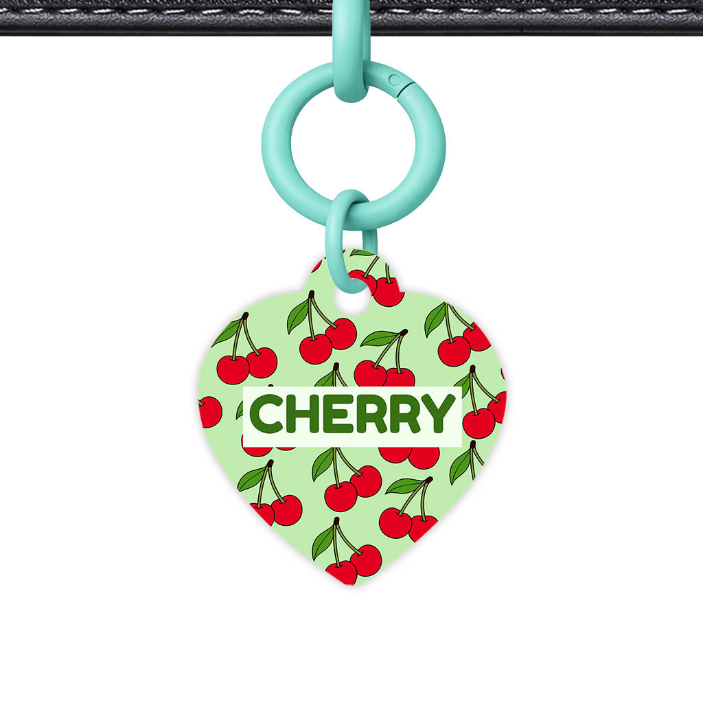 Cherry Bloom QR Smart Pet Id Tag Tag (Dog Tag & Cat Tag)