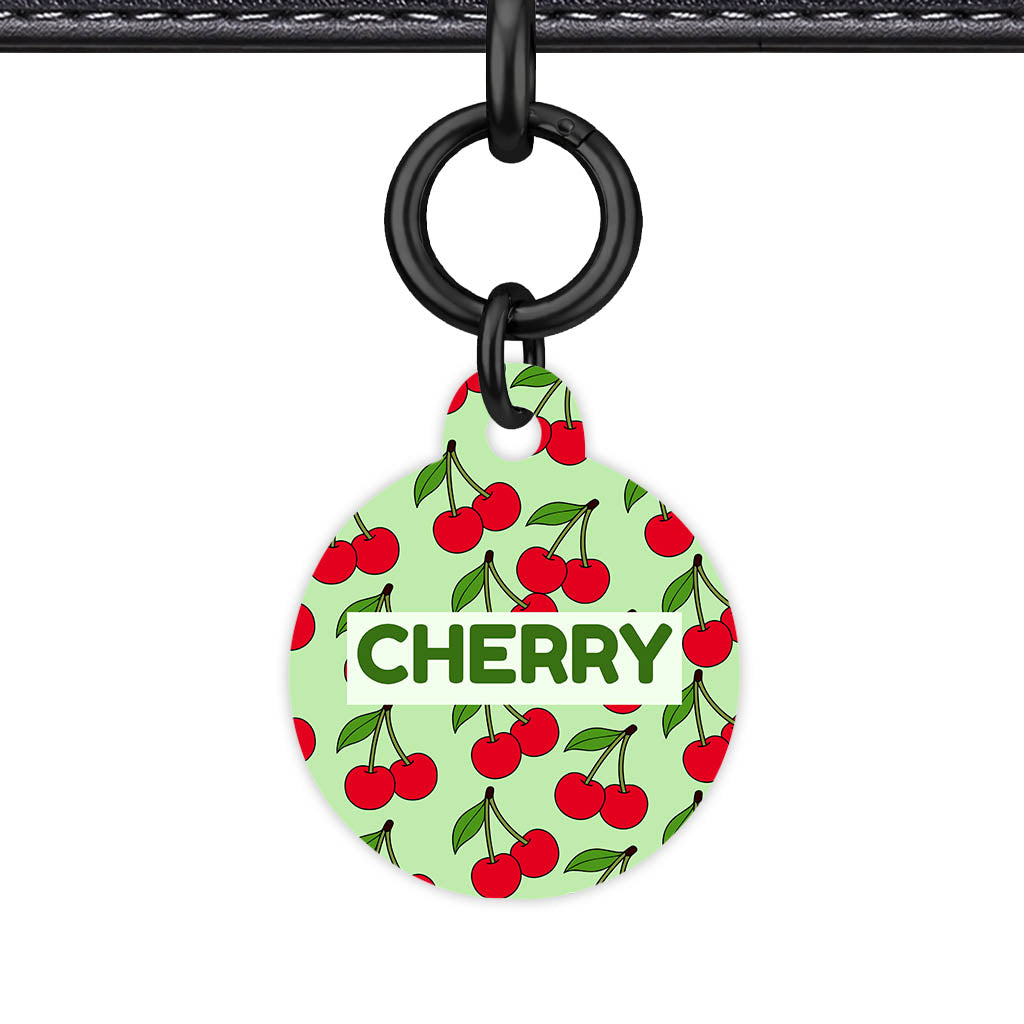 Cherry Bloom QR Smart Pet Id Tag Tag (Dog Tag & Cat Tag)