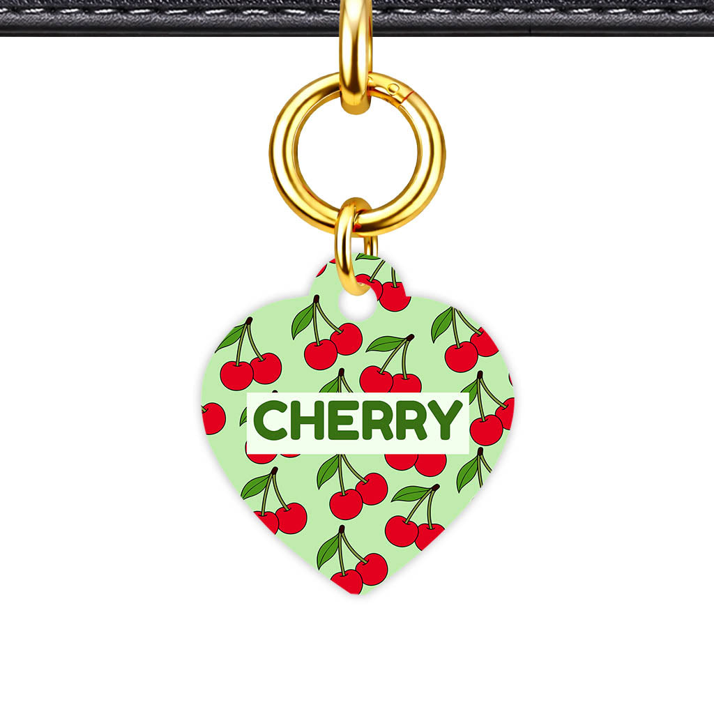 Cherry Bloom QR Smart Pet Id Tag Tag (Dog Tag & Cat Tag)