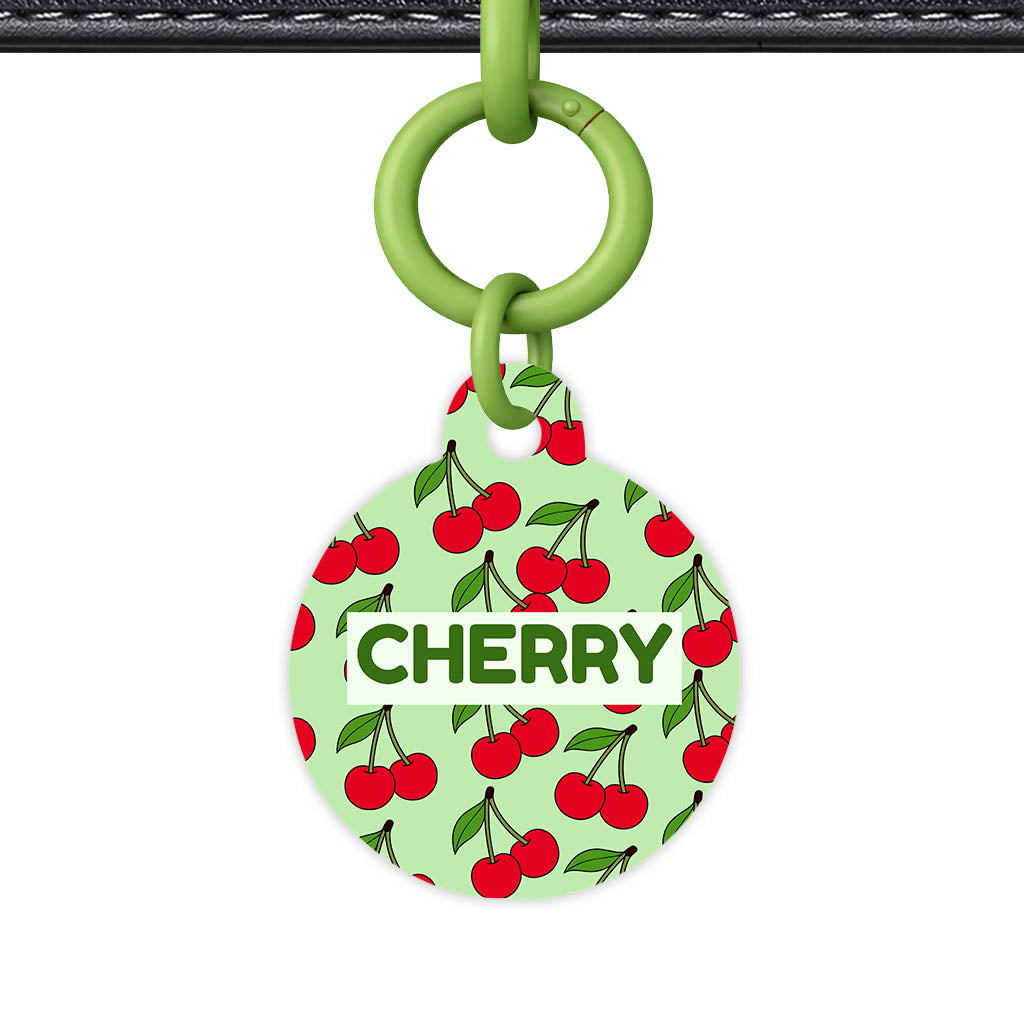 Cherry Bloom QR Smart Pet Id Tag Tag (Dog Tag & Cat Tag)