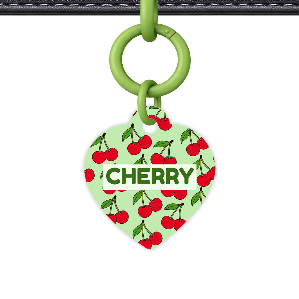 Cherry Bloom QR Smart Pet Id Tag Tag (Dog Tag & Cat Tag)