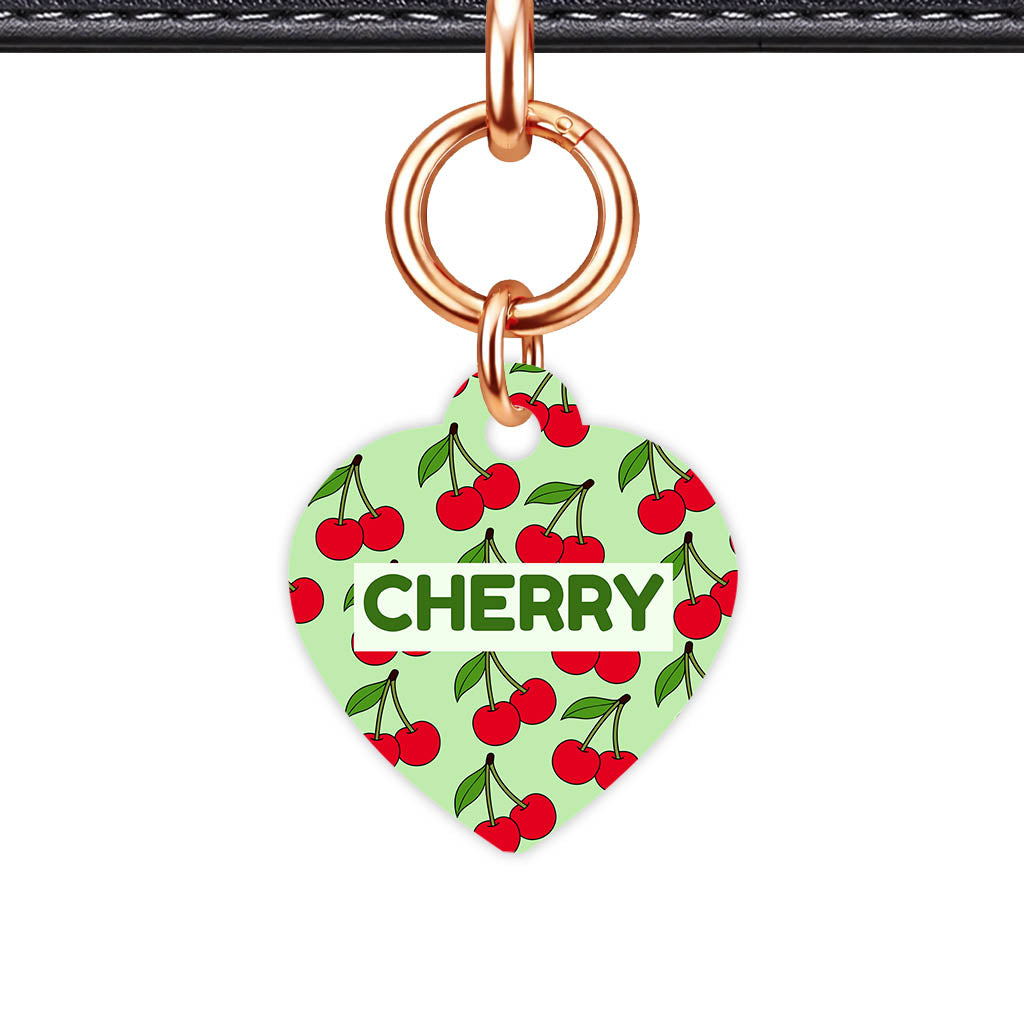 Cherry Bloom QR Smart Pet Id Tag Tag (Dog Tag & Cat Tag)