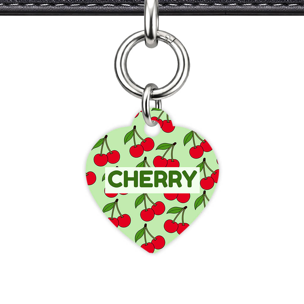 Cherry Bloom QR Smart Pet Id Tag Tag (Dog Tag & Cat Tag)
