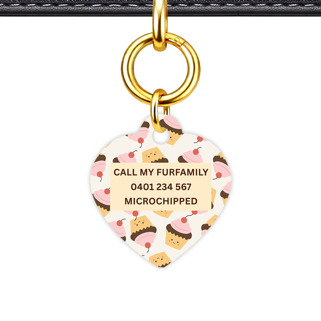 Cupcakes in Pink Classic Pet ID Tag (Dog Tag & Cat Tag)