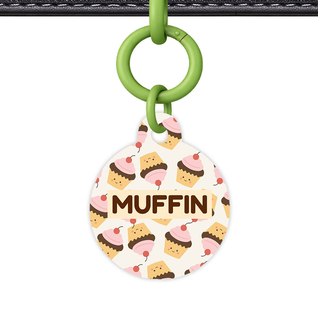 Cupcakes in Pink Classic Pet ID Tag (Dog Tag & Cat Tag)