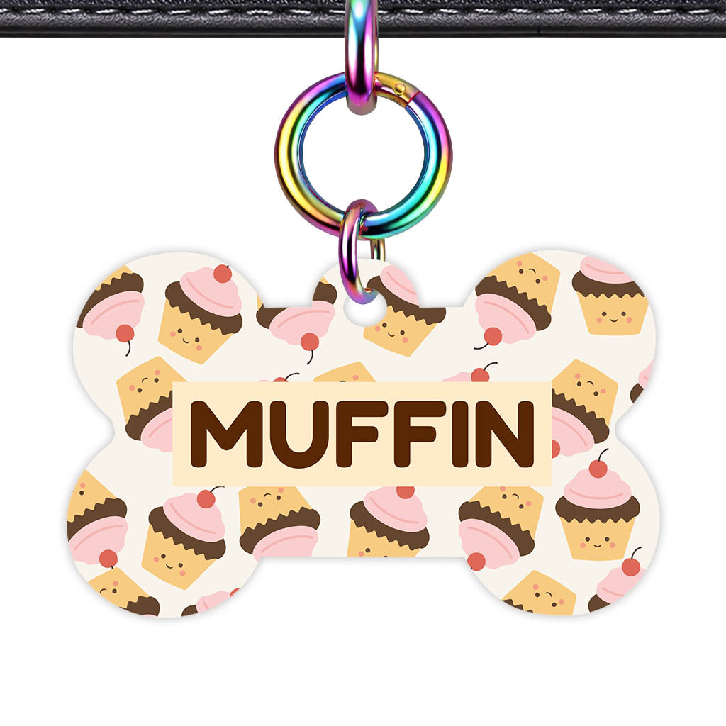 Cupcakes in Pink Classic Pet ID Tag (Dog Tag & Cat Tag)