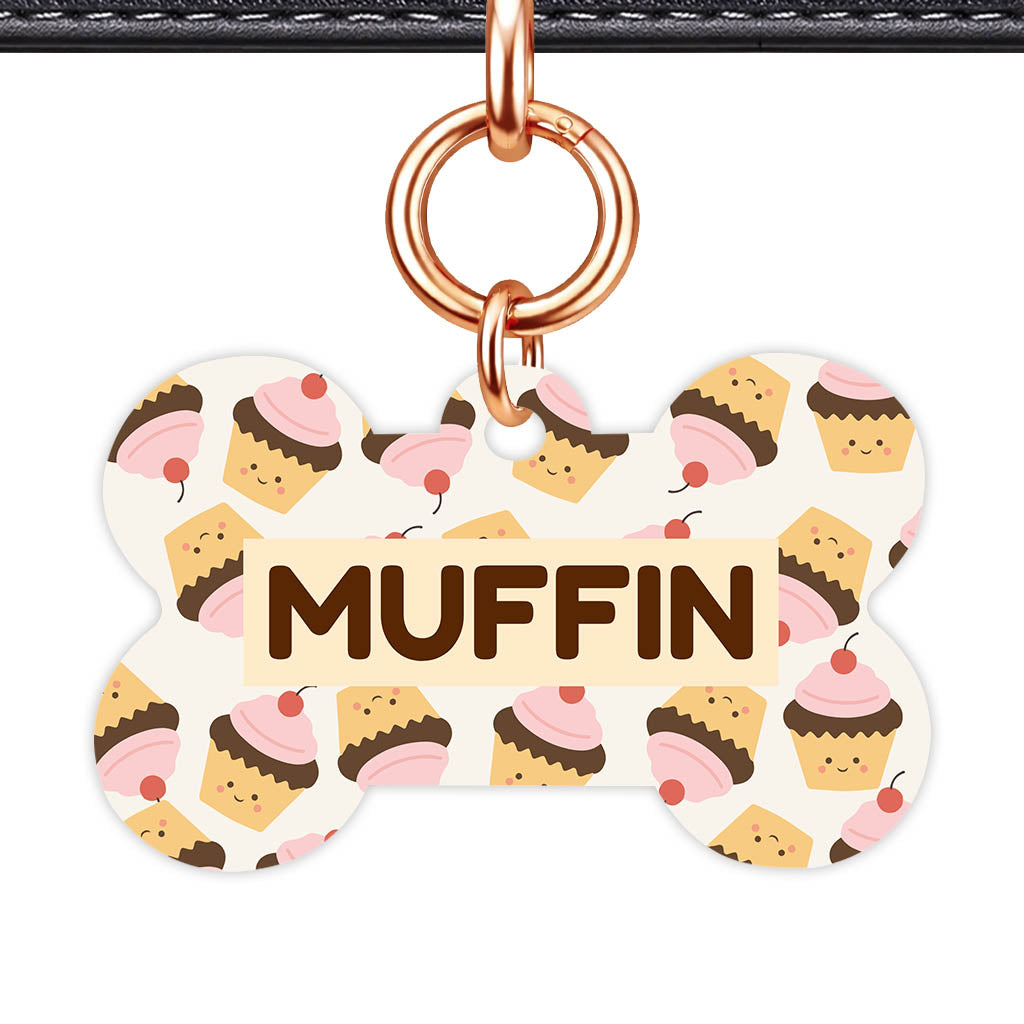 Cupcakes in Pink Classic Pet ID Tag (Dog Tag & Cat Tag)