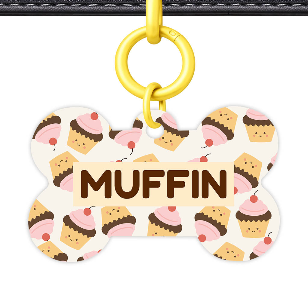 Cupcakes in Pink Classic Pet ID Tag (Dog Tag & Cat Tag)