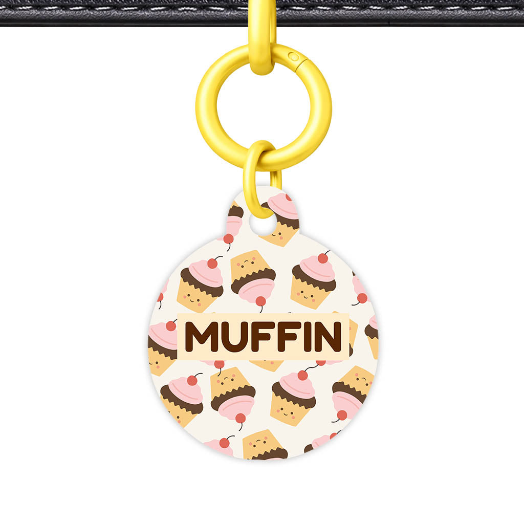 Cupcakes in Pink Classic Pet ID Tag (Dog Tag & Cat Tag)