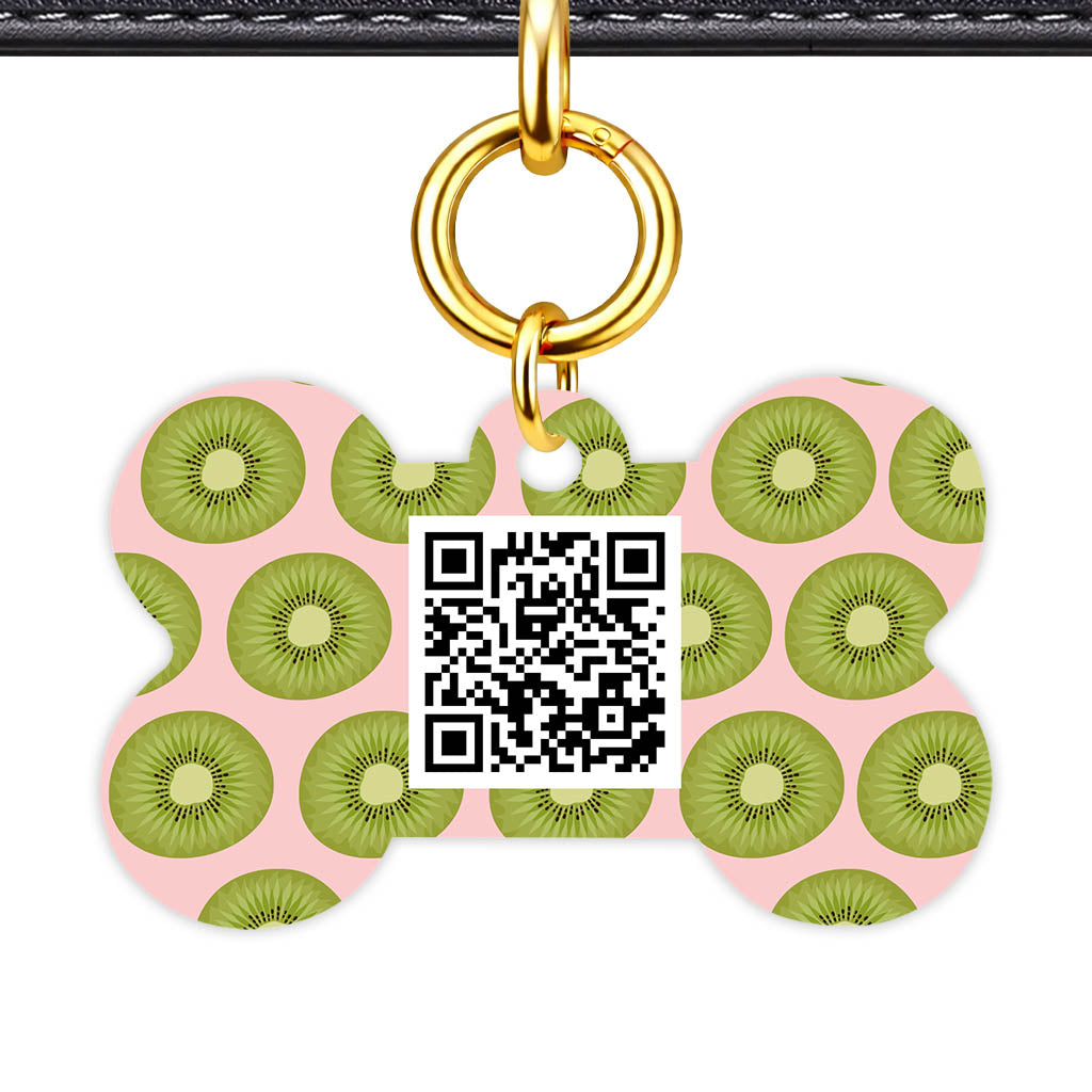 Kiwi Chaos QR Smart Pet Id Tag Tag (Dog Tag & Cat Tag)