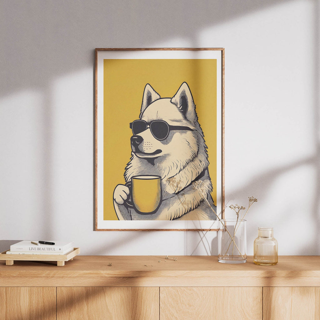 Samoyed Chillin Coffee Dog image 8