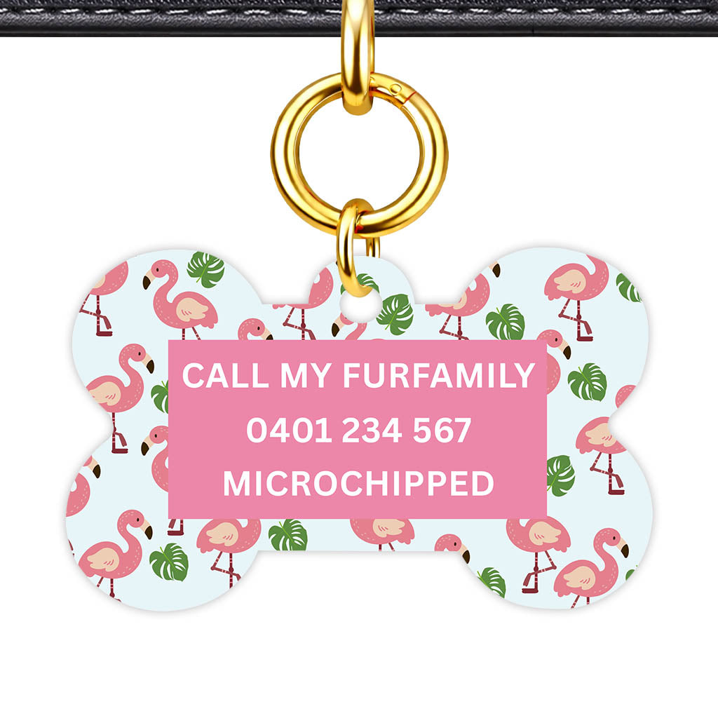 Paradise Flamingo Classic Pet ID Tag (Dog Tag & Cat Tag)