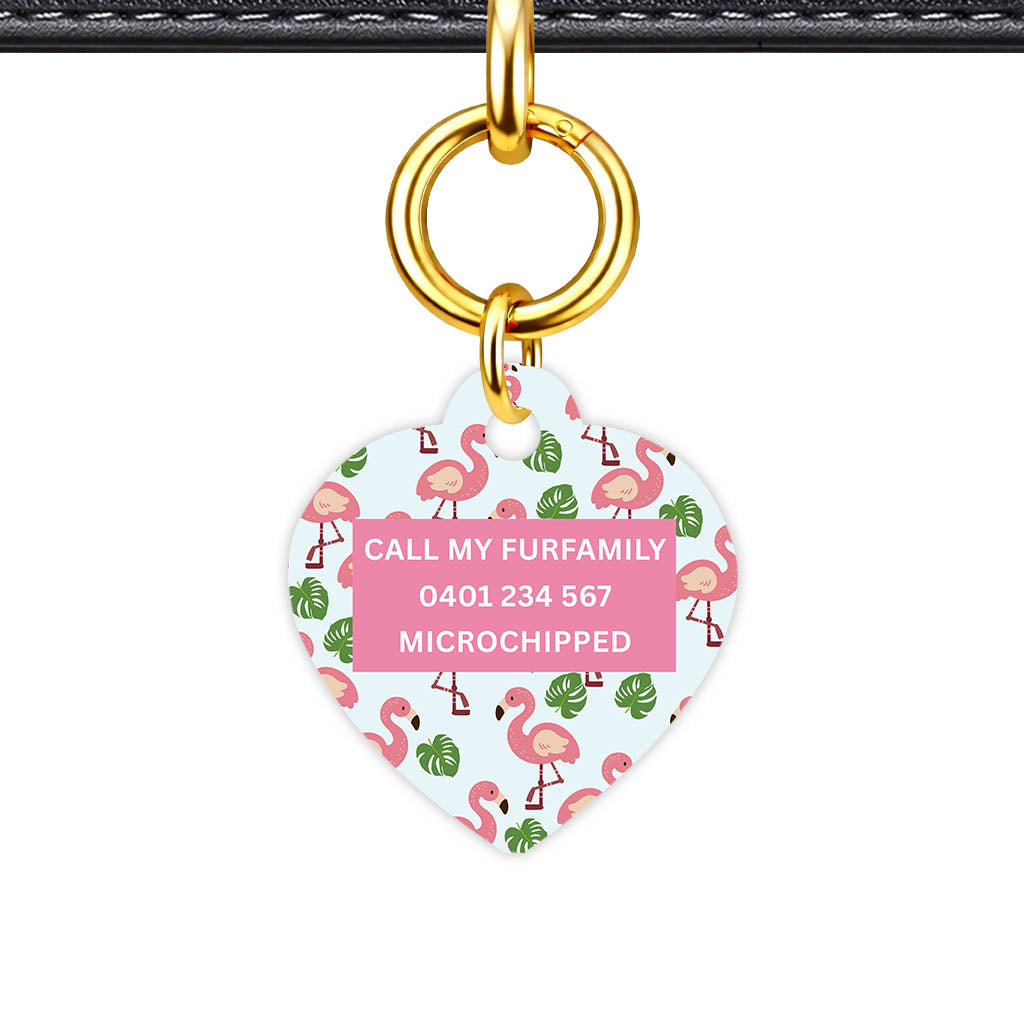 Paradise Flamingo Classic Pet ID Tag (Dog Tag & Cat Tag)
