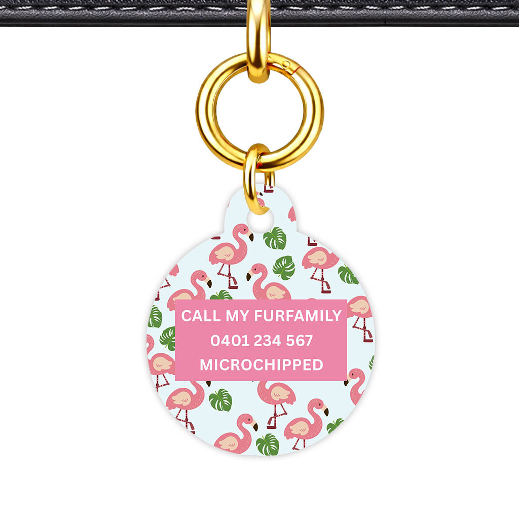Paradise Flamingo Classic Pet ID Tag (Dog Tag & Cat Tag)