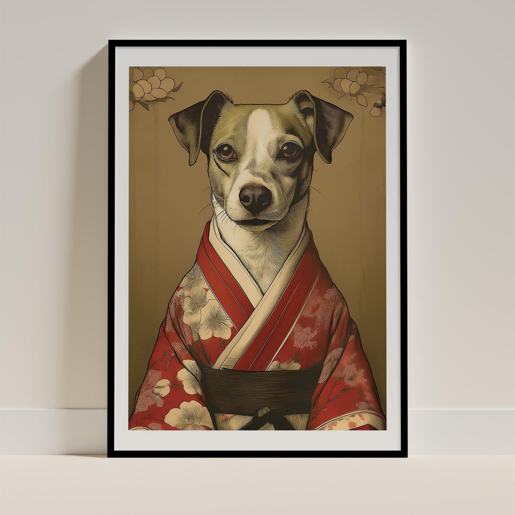 Jack Russell Japanse Kimono Dog Series image 0