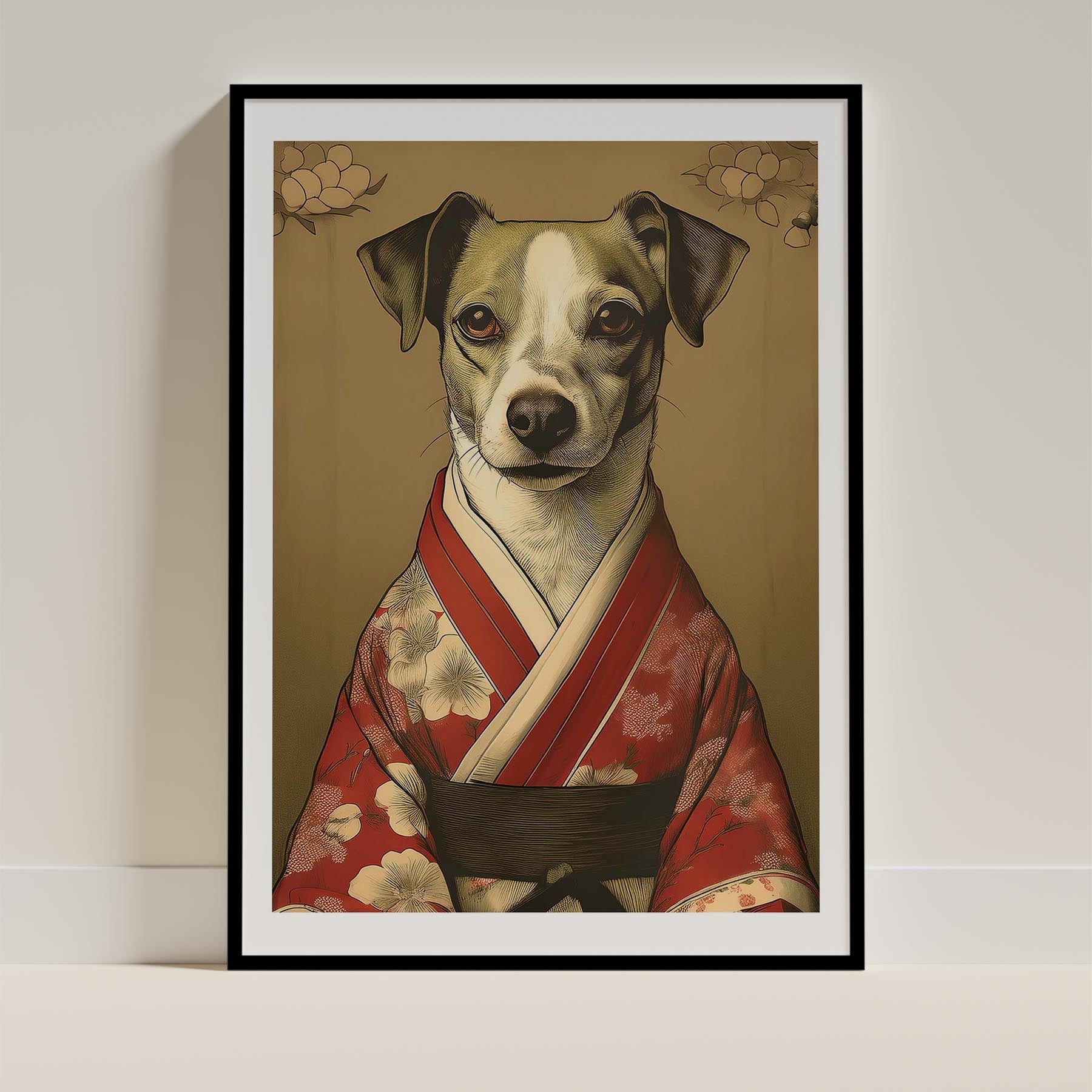 Jack Russell Japanse Kimono Dog Series image 0