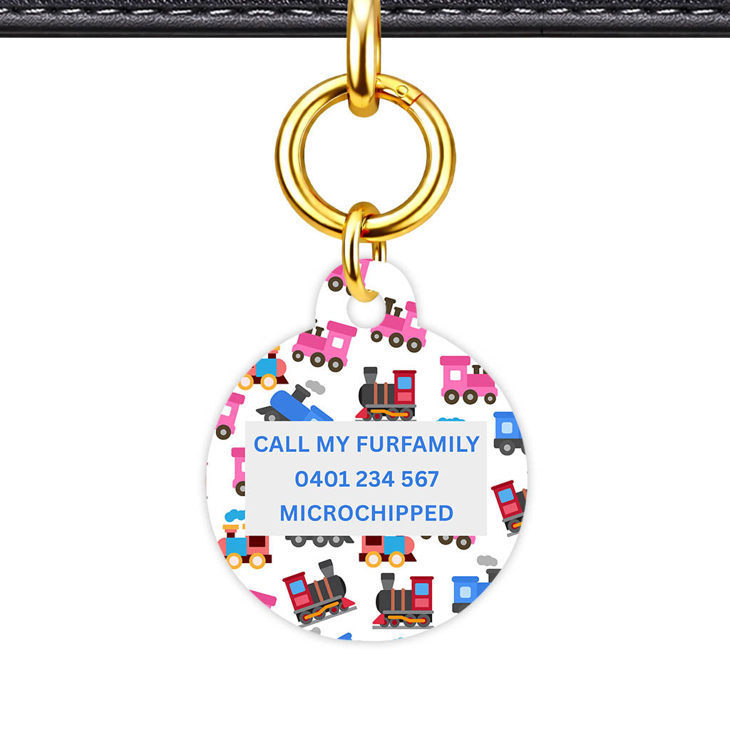 Trains and Eengines Classic Pet ID Tag (Dog Tag & Cat Tag)