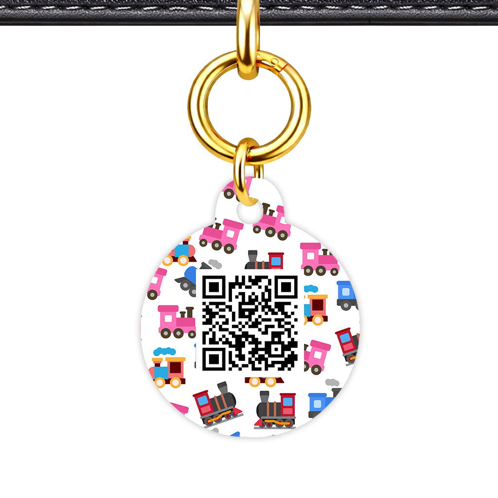Trains and Eengines QR Smart Pet Id Tag Tag (Dog Tag & Cat Tag)