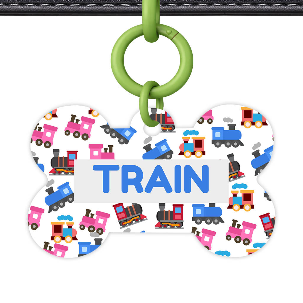 Trains and Eengines QR Smart Pet Id Tag Tag (Dog Tag & Cat Tag)