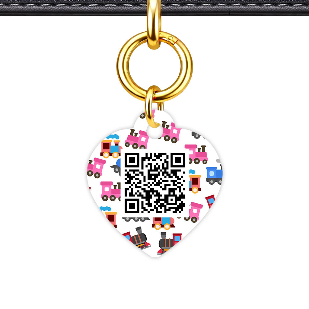Trains and Eengines QR Smart Pet Id Tag Tag (Dog Tag & Cat Tag)