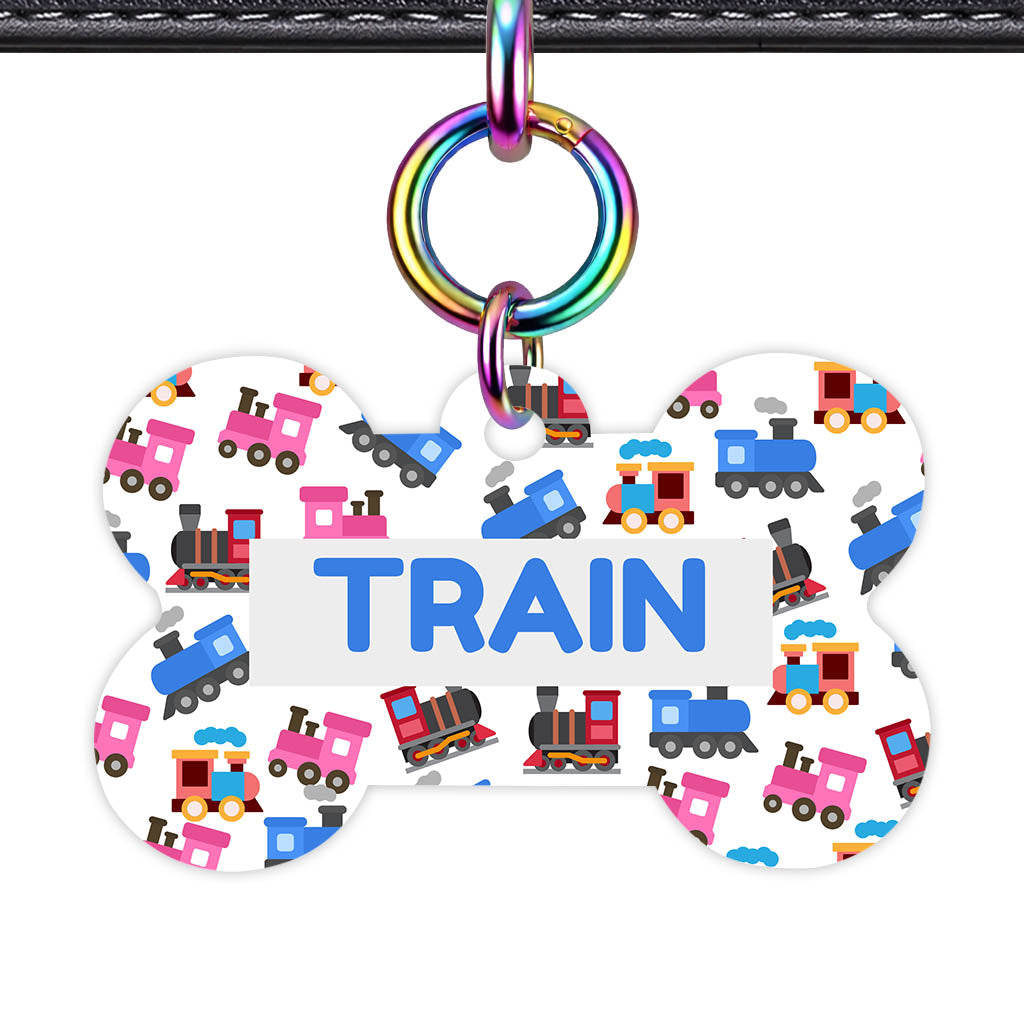 Trains and Eengines QR Smart Pet Id Tag Tag (Dog Tag & Cat Tag)