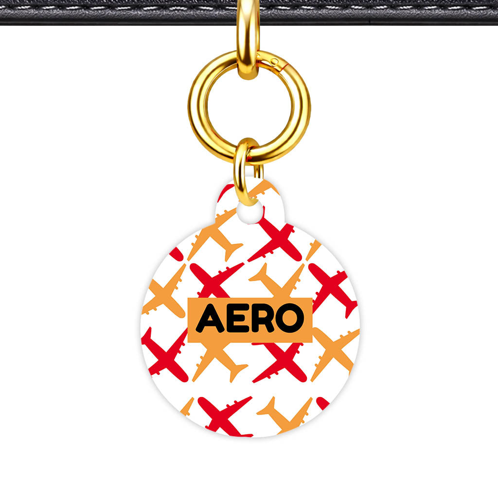 Planes QR Smart Pet Id Tag Tag (Dog Tag & Cat Tag)